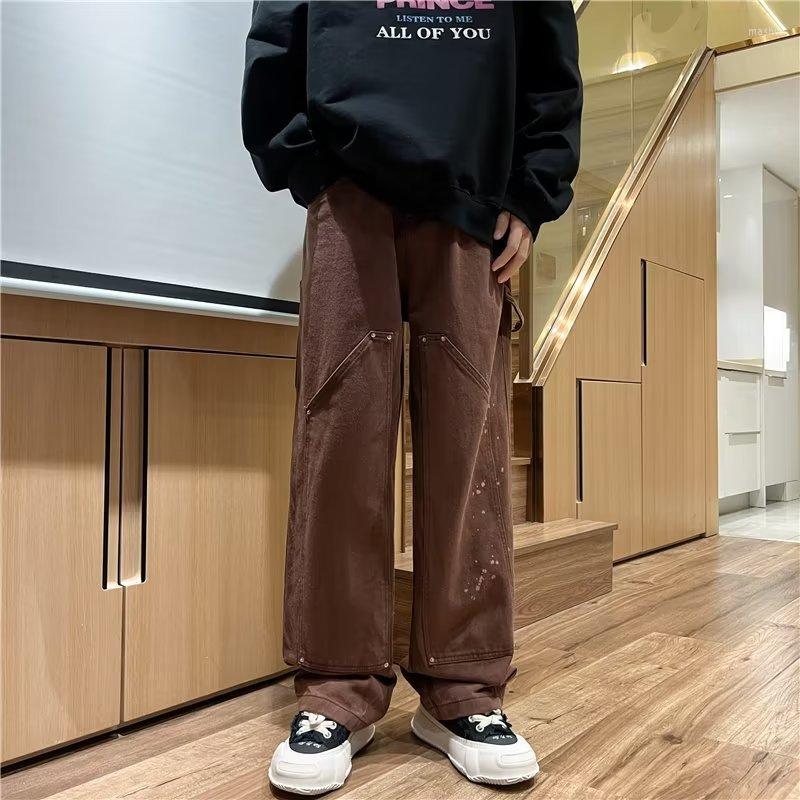 Men's Jeans 2023 Fashion Vintage Brown Baggy Men Cargo Pants Y2K Clothes Hombre Straight Hip Hop Loose Women Cotton Long Trousers
Men's Jeans 2023 Fashion Vintage Brown Baggy Men Cargo Pants Y2K Clothes Hombre Straight Hip Hop Loose Women Cotton Long Trousers