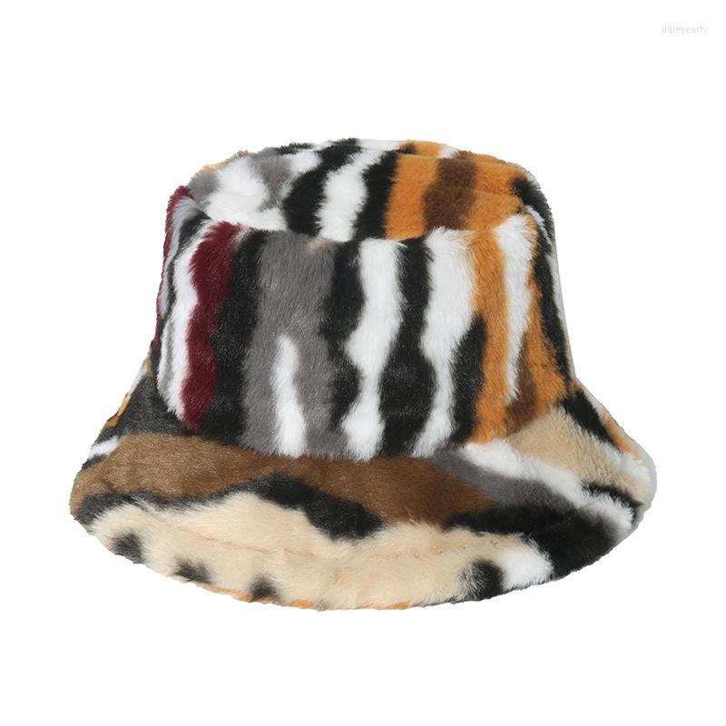 Berets Fashion Panama Winter Striped Print Faux Fur Fluffy Bucket Hats Women Outdoor Warm Sun Hat Soft Fisherman Cap Girl, 04
Berets Fashion Panama Winter Striped Print Faux Fur Fluffy Bucket Hats Women Outdoor Warm Sun Hat Soft Fisherman Cap Girl, 04