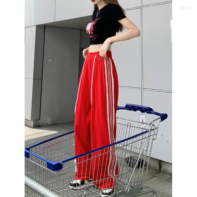 Women' Pants Casual Red Sweatpants Black Wide Leg Women Y2k High Waist Baggy Trousers Korean Fashion Streetwear Femme Straight
Women' Pants Casual Red Sweatpants Black Wide Leg Women Y2k High Waist Baggy Trousers Korean Fashion Streetwear Femme Straight