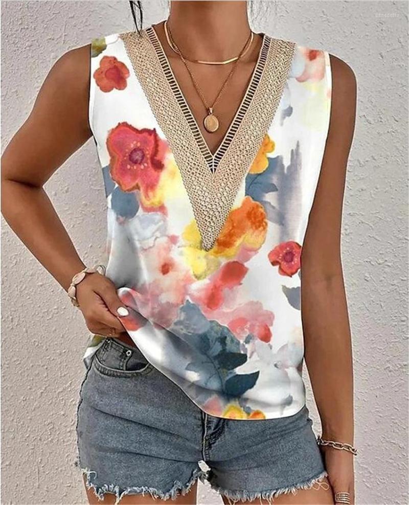 Women's Tanks Women's Casual Lace Trim Sleeveless V Neck Tank Top Summer European & American Fashion Tie Dye Vest T-Shirt For Women
Women's Tanks Women's Casual Lace Trim Sleeveless V Neck Tank Top Summer European & American Fashion Tie Dye Vest T-Shirt For Women
