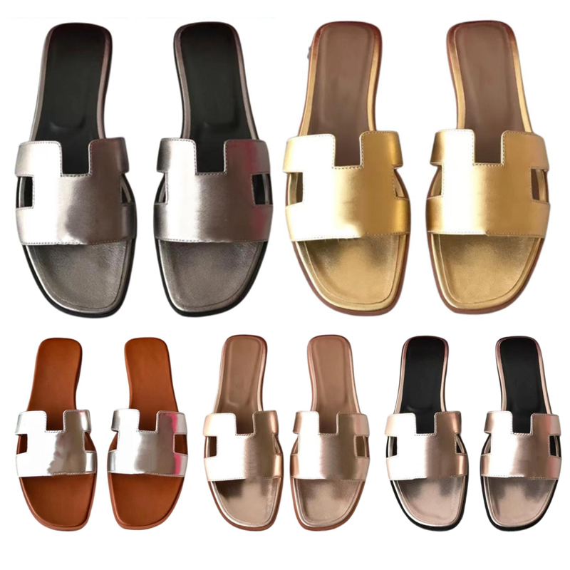 Slippers Designer slippers Women's slippers fashion metal leather slippers rubber sole sandals pure handmade slippers
Slippers Designer slippers Women's slippers fashion metal leather slippers rubber sole sandals pure handmade slippers