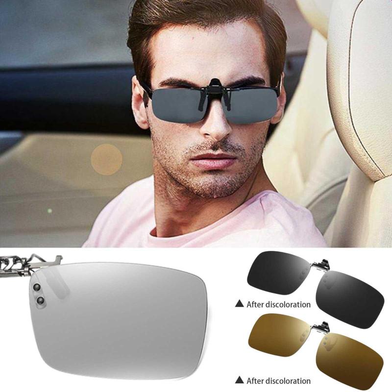 Sunglasses 1pc Clip On Men Women Pochromic Night Vision Driving Goggles Color Changing Polarized UV400
Sunglasses 1pc Clip On Men Women Pochromic Night Vision Driving Goggles Color Changing Polarized UV400