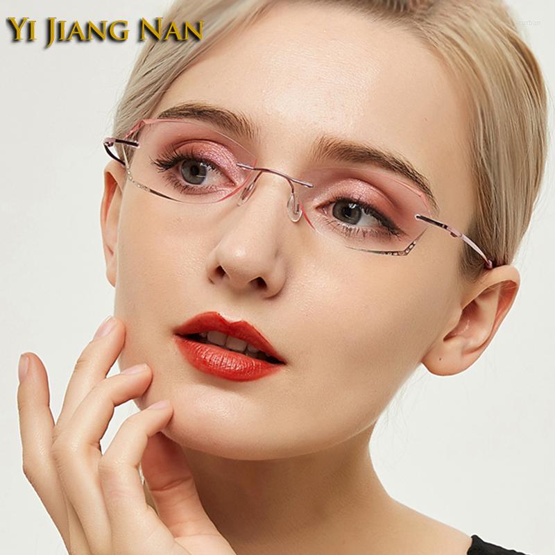 Sunglasses Frames Women Pure Titanium Optical Prescription Glasses Frame Fashion Diamond Trimmed Tint Color Eyeglasses Spectacle Mujer
Sunglasses Frames Women Pure Titanium Optical Prescription Glasses Frame Fashion Diamond Trimmed Tint Color Eyeglasses Spectacle Mujer