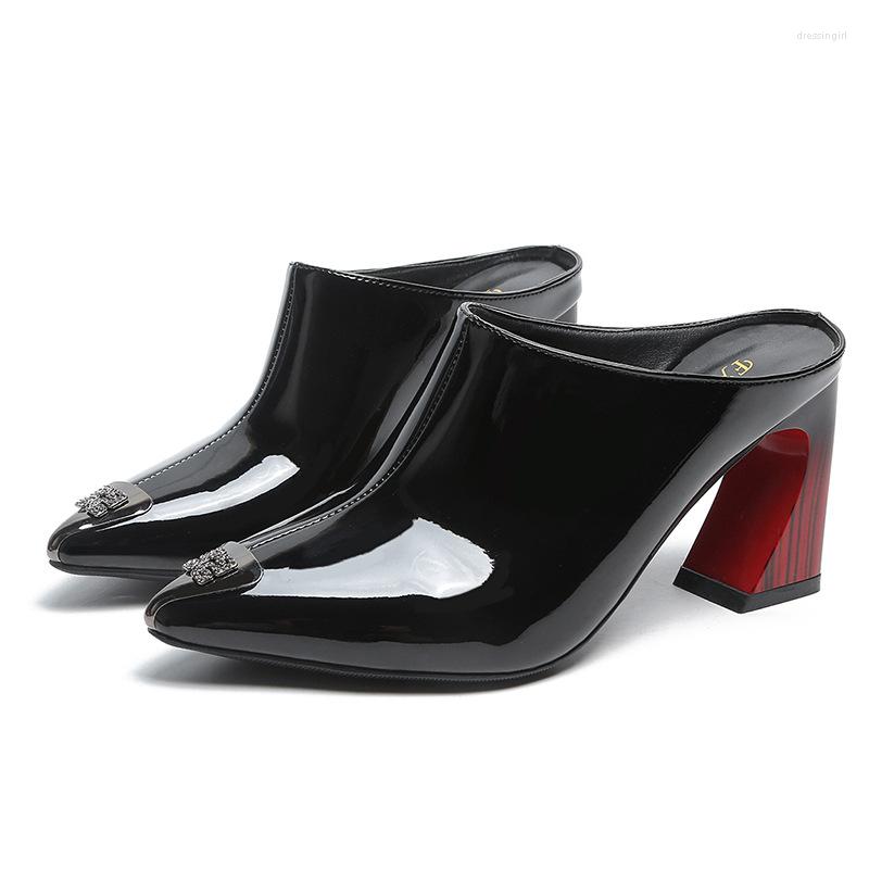 Slippers Sandals Woman Summer 2023 Pointed-toe High-heeled Shoes Women's Fashion Casual A Pedal, Black
Slippers Sandals Woman Summer 2023 Pointed-toe High-heeled Shoes Women's Fashion Casual A Pedal, Black