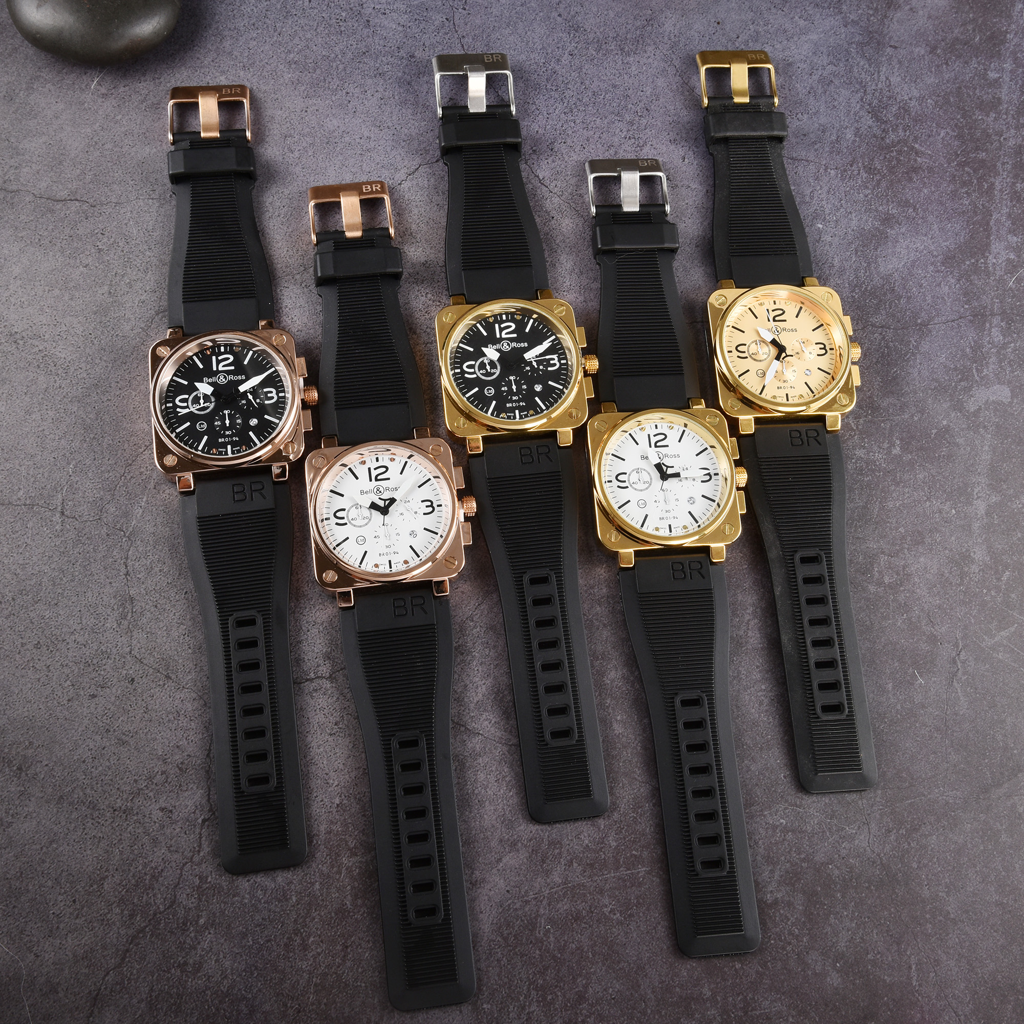 BR men's watch luxury gold dial accurate and durable multi-functional waterproof watch gift watch
BR men's watch luxury gold dial accurate and durable multi-functional waterproof watch gift watch