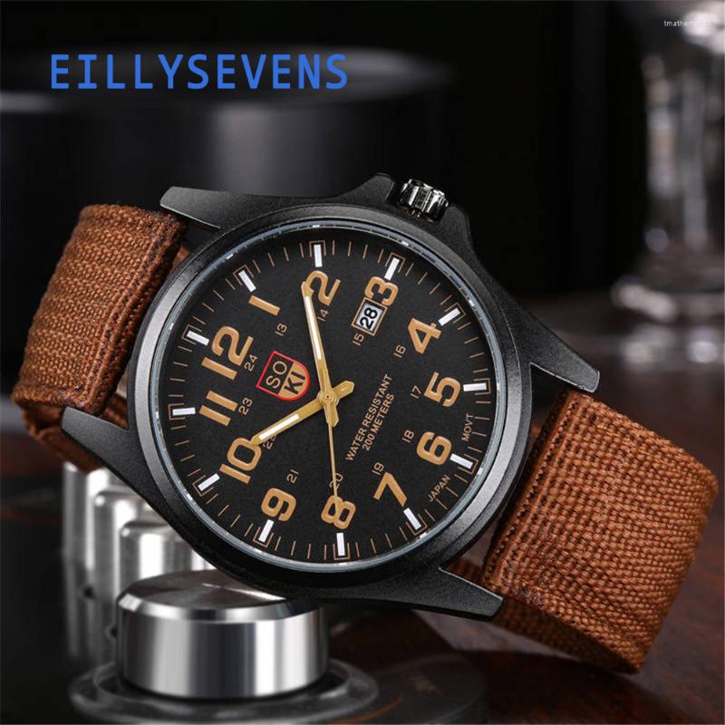 Wristwatches Men Nylon Band Military Watch Luxury Quartz Wristwatch Luminous Clock Casual Sport Waterproof Men's Watches Relogio, Black
Wristwatches Men Nylon Band Military Watch Luxury Quartz Wristwatch Luminous Clock Casual Sport Waterproof Men's Watches Relogio, Black
