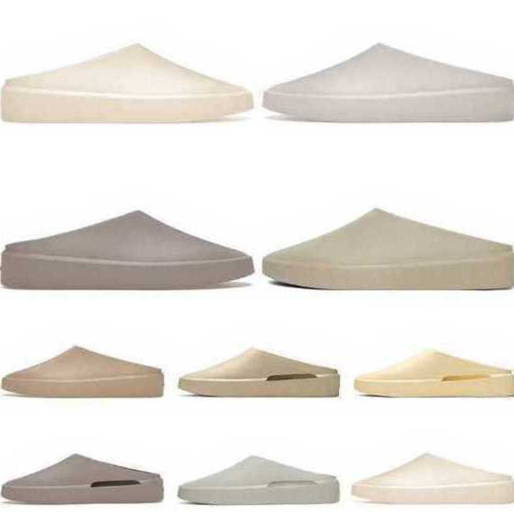 2023 Sandals Wholesale Fears God The California Slip-On Designer Slippers Shoes Nlke Slides Women Mens Almond Cement Concrete Cream Oat Big Size