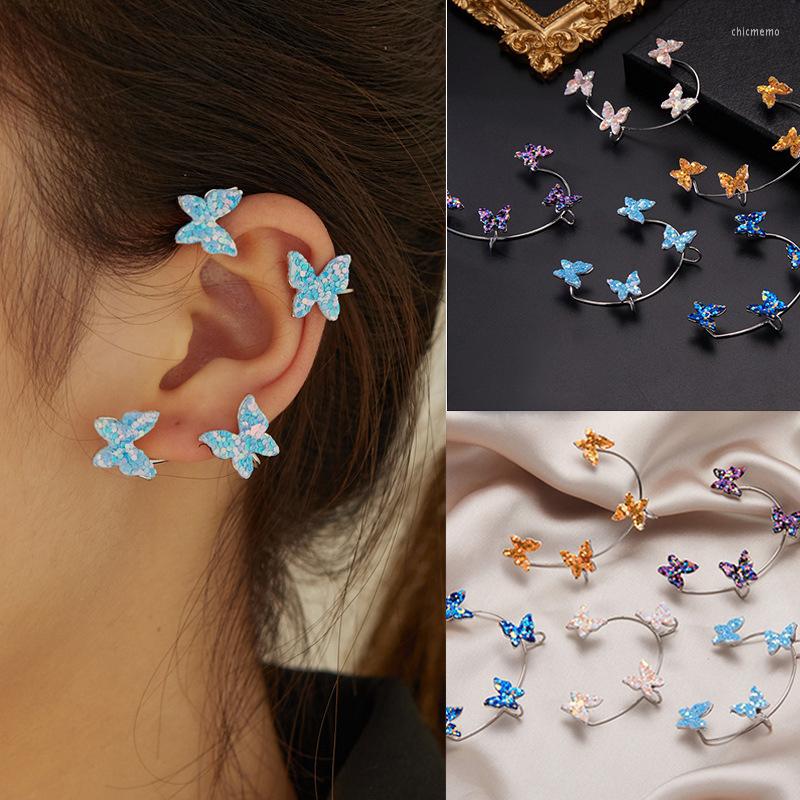 Backs Earrings 1Pc Shining Sequins Luminous Butterfly Ear Clip Cuffs No Piercing For Women Four Cartilage Earring Jewelry
Backs Earrings 1Pc Shining Sequins Luminous Butterfly Ear Clip Cuffs No Piercing For Women Four Cartilage Earring Jewelry