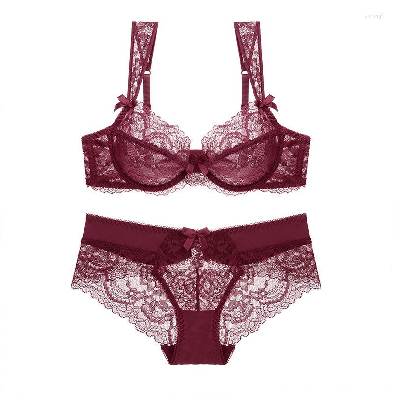 Bras Sets Sexy Lace Transparent Bra Panty Set Ultra-Thin No Sponge Sheer See Through Push Up Lingerie Underwear Large Size, Black set
Bras Sets Sexy Lace Transparent Bra Panty Set Ultra-Thin No Sponge Sheer See Through Push Up Lingerie Underwear Large Size, Black set