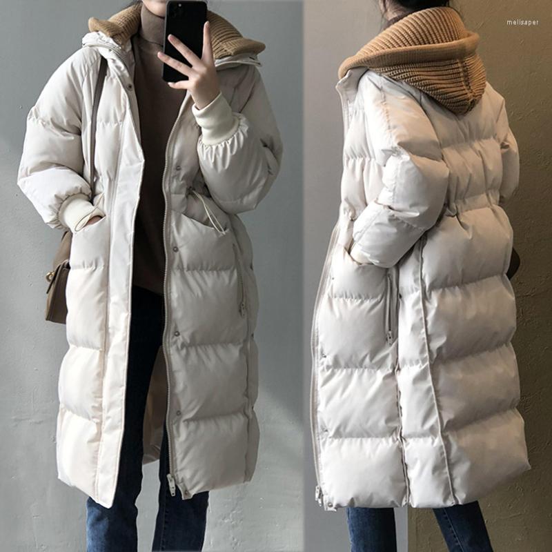 Women' Down Thicken Long Winter Jacket Women Warm Coats Knit Hood Oversized Loose Waist Adjust Elegant Ladies Outerwear 2023, Beige
Women' Down Thicken Long Winter Jacket Women Warm Coats Knit Hood Oversized Loose Waist Adjust Elegant Ladies Outerwear 2023, Beige