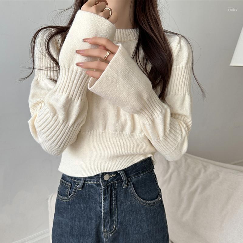 Women's Sweaters Temperament O-Neck Pullover Sweater Loose Wild Leisure Long Sleeve Knitting Top Solid Color Pull Femme Sueter Mujer, Black
Women's Sweaters Temperament O-Neck Pullover Sweater Loose Wild Leisure Long Sleeve Knitting Top Solid Color Pull Femme Sueter Mujer, Black