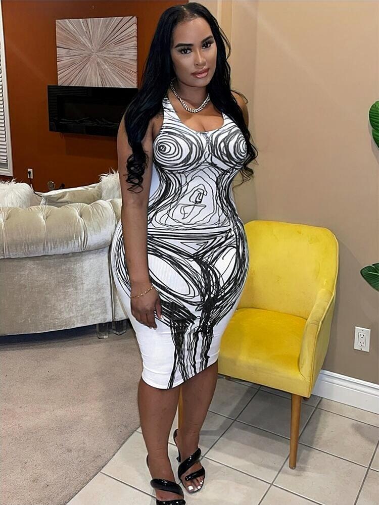 Plus size Dresse Summer Streetwear Sexy Size es O Neck Sleeveless White Bodycon Wholesale Bulk Drop 230512
Plus size Dresse Summer Streetwear Sexy Size es O Neck Sleeveless White Bodycon Wholesale Bulk Drop 230512