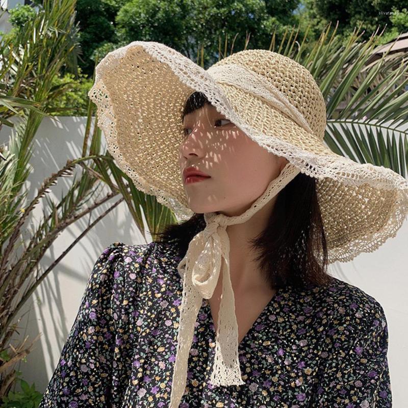 Wide Brim Hats Women's Summer Visors Hat Foldable Sun Large Lolita Cap Protection Beach Chapeau Fashion UV Femme B C7Q0, Khaki
Wide Brim Hats Women's Summer Visors Hat Foldable Sun Large Lolita Cap Protection Beach Chapeau Fashion UV Femme B C7Q0, Khaki