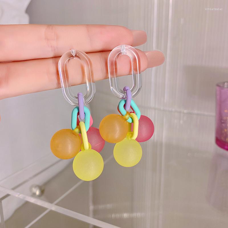 Dangle Earrings South Korea's Summer Candy Color Light Luxury Niche Cold Wind Fresh And Sweet Cute Simple Women
Dangle Earrings South Korea's Summer Candy Color Light Luxury Niche Cold Wind Fresh And Sweet Cute Simple Women