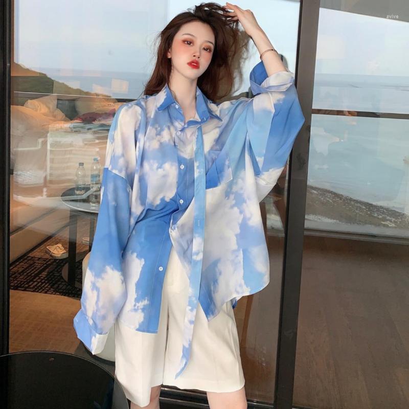Women's Blouses Trendy Tie Dyed Shirt For Women 2023 Spring Summer Korean Fashion Loose Midi Length Tops Ulzzang Chic Long Sleeved Blouse, Picture shown
Women's Blouses Trendy Tie Dyed Shirt For Women 2023 Spring Summer Korean Fashion Loose Midi Length Tops Ulzzang Chic Long Sleeved Blouse, Picture shown