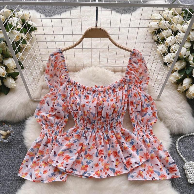 Women's Blouses OFF SHOULDER SQUARE NECK FLORAL SHIRT W/FLARE SLEEVE CHIFFON L/S TOP, Yellow
Women's Blouses OFF SHOULDER SQUARE NECK FLORAL SHIRT W/FLARE SLEEVE CHIFFON L/S TOP, Yellow