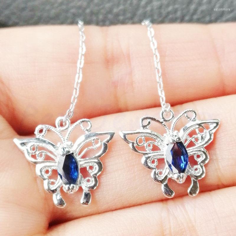Dangle Earrings Natural Real Sapphire Or Ruby Butterfly Style Drop Earring 925 Sterling Silver 0.75ct 2pcs Gemstone C90111003
Dangle Earrings Natural Real Sapphire Or Ruby Butterfly Style Drop Earring 925 Sterling Silver 0.75ct 2pcs Gemstone C90111003