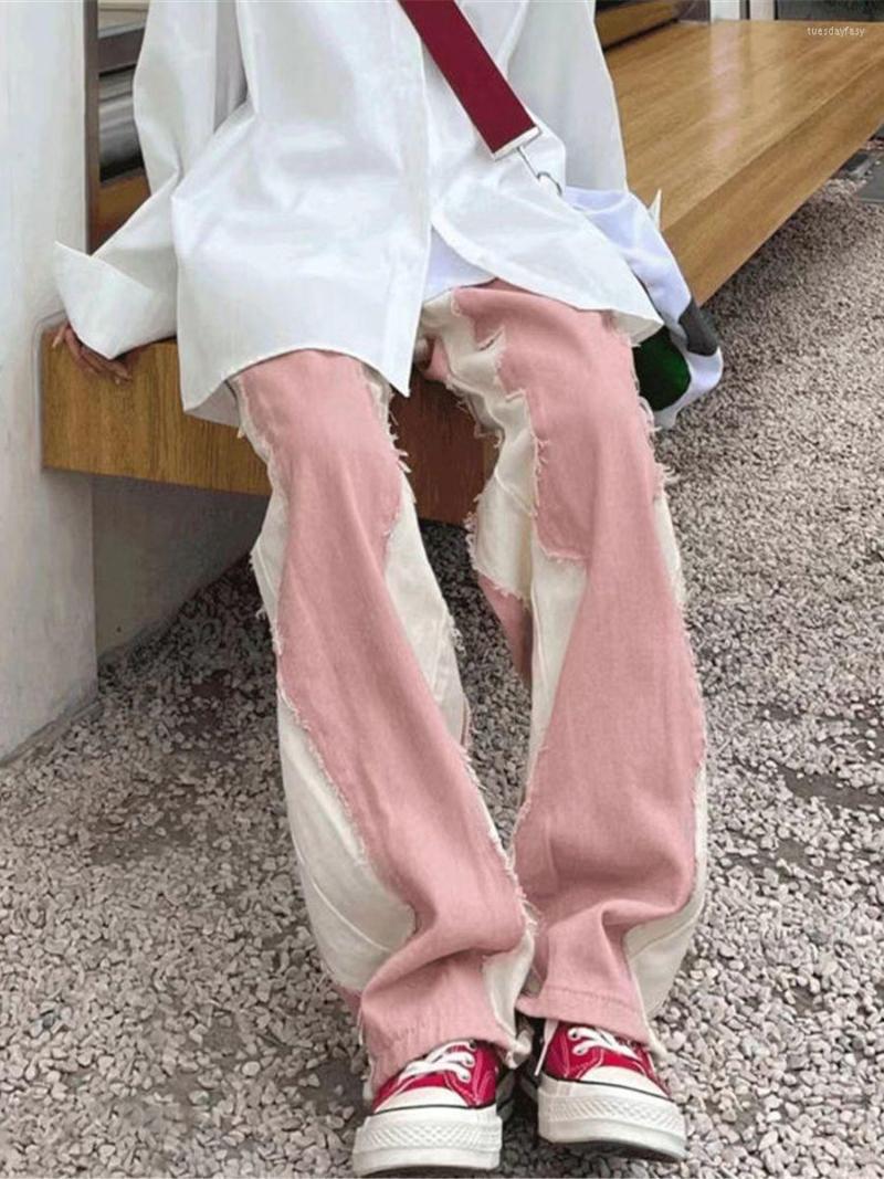 Women' Pants Autumn Pink Ripped Fashion Harajuku Cool Baggy Jeans Femme Casual Gothic Summer High Street Patchwork Streetwear
Women' Pants Autumn Pink Ripped Fashion Harajuku Cool Baggy Jeans Femme Casual Gothic Summer High Street Patchwork Streetwear