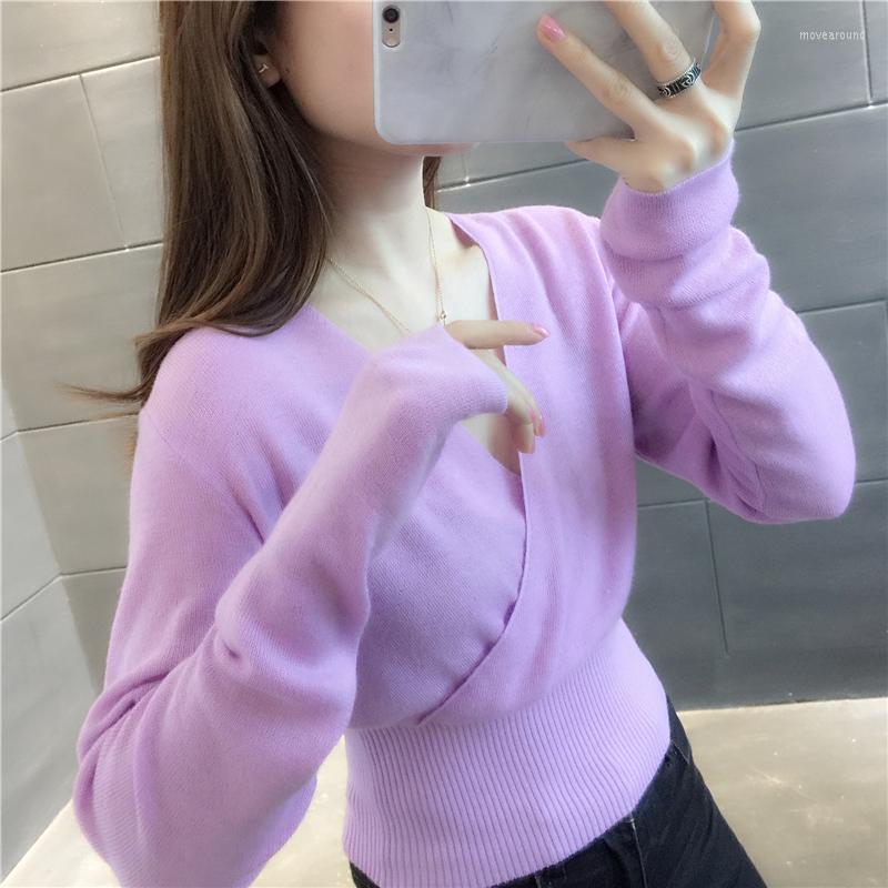 Women's Knits On The 7th 19741 (6 7) Make Pure Color Brief Paragraph Sets Crossover V-neck Sweater 50, See chart
Women's Knits On The 7th 19741 (6 7) Make Pure Color Brief Paragraph Sets Crossover V-neck Sweater 50, See chart