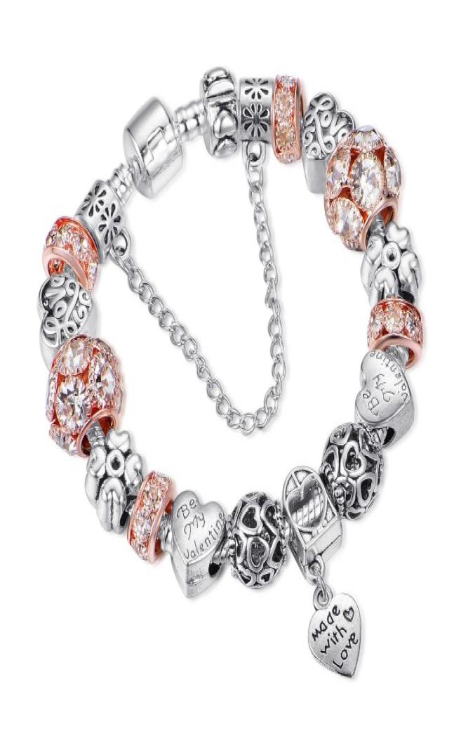 Wedding Jewelry Bangle Rose Gold Inlaid Diamond Love Bracelet Charm Female Heartshaped Big Hole Bead Bracelet Valentine039s Da3672680
Wedding Jewelry Bangle Rose Gold Inlaid Diamond Love Bracelet Charm Female Heartshaped Big Hole Bead Bracelet Valentine039s Da3672680