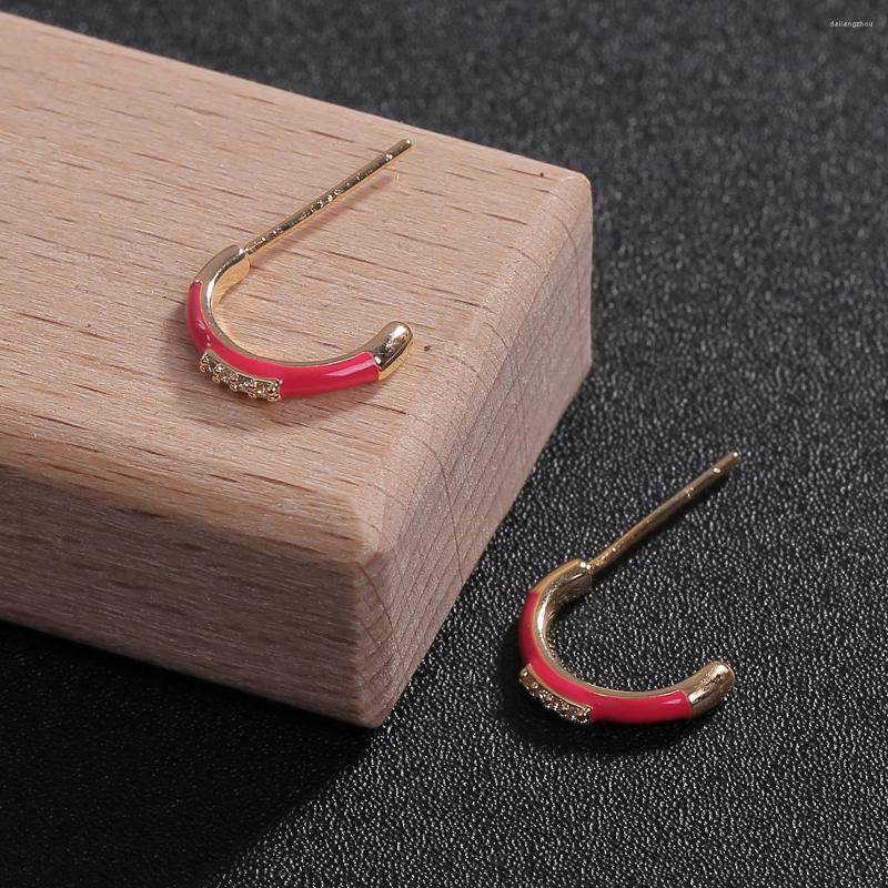 Stud Earrings Lady Unique Personality Color Drip Glaze Three Pairs Set Copper Inlaid Creative Jewelry Earring For Gift
Stud Earrings Lady Unique Personality Color Drip Glaze Three Pairs Set Copper Inlaid Creative Jewelry Earring For Gift