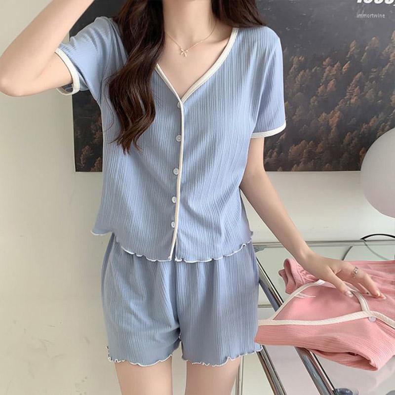 Women's Sleepwear Women's Pajamas Set Woman 2 Pieces Home Clothe Summer Sexy Homewear Korean Setup In Matching Sets The Nightgown Fancy, Picture style
Women's Sleepwear Women's Pajamas Set Woman 2 Pieces Home Clothe Summer Sexy Homewear Korean Setup In Matching Sets The Nightgown Fancy, Picture style