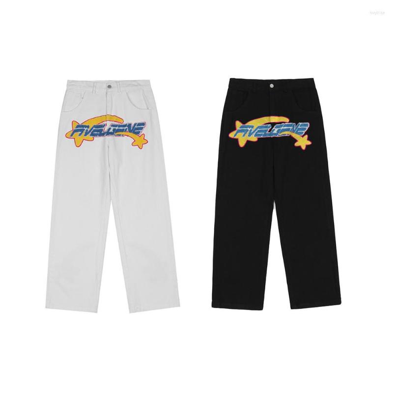 Men's Jeans American High Street Letter Embroidery Men Pants Y2K Straight Oversized Denim Trousers Loose Streetwear Pantalones, White
Men's Jeans American High Street Letter Embroidery Men Pants Y2K Straight Oversized Denim Trousers Loose Streetwear Pantalones, White