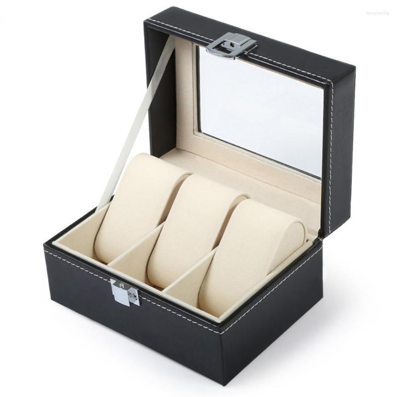 Jewelry Pouches 40% Faux Leather 3 Slots Watches Bracelet Display Holder Storage Box Case Organizer
Jewelry Pouches 40% Faux Leather 3 Slots Watches Bracelet Display Holder Storage Box Case Organizer