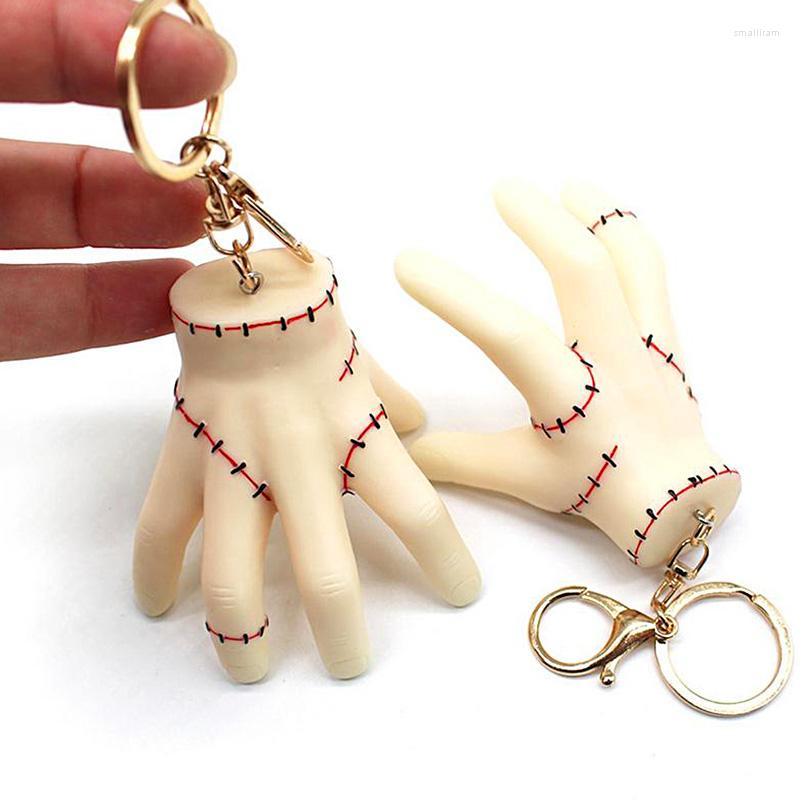 Keychains Horror Hand Resin Keychain Pendant From Addams Familys Figurine Personality Creative Fingers Car Keys Decor Crafts Keyring
Keychains Horror Hand Resin Keychain Pendant From Addams Familys Figurine Personality Creative Fingers Car Keys Decor Crafts Keyring