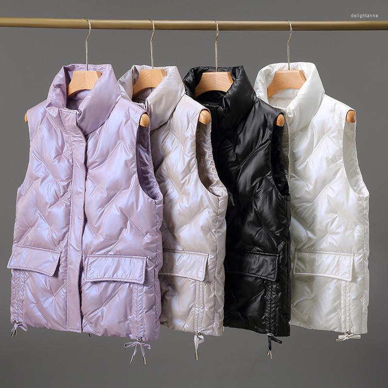 Women's Vests 2023 Short Korean Fashion Loose Autumn Winter Jacket Women Down Cotton Parkas Vest Coat Sleeveless Female Waistcoat Tops, White
Women's Vests 2023 Short Korean Fashion Loose Autumn Winter Jacket Women Down Cotton Parkas Vest Coat Sleeveless Female Waistcoat Tops, White