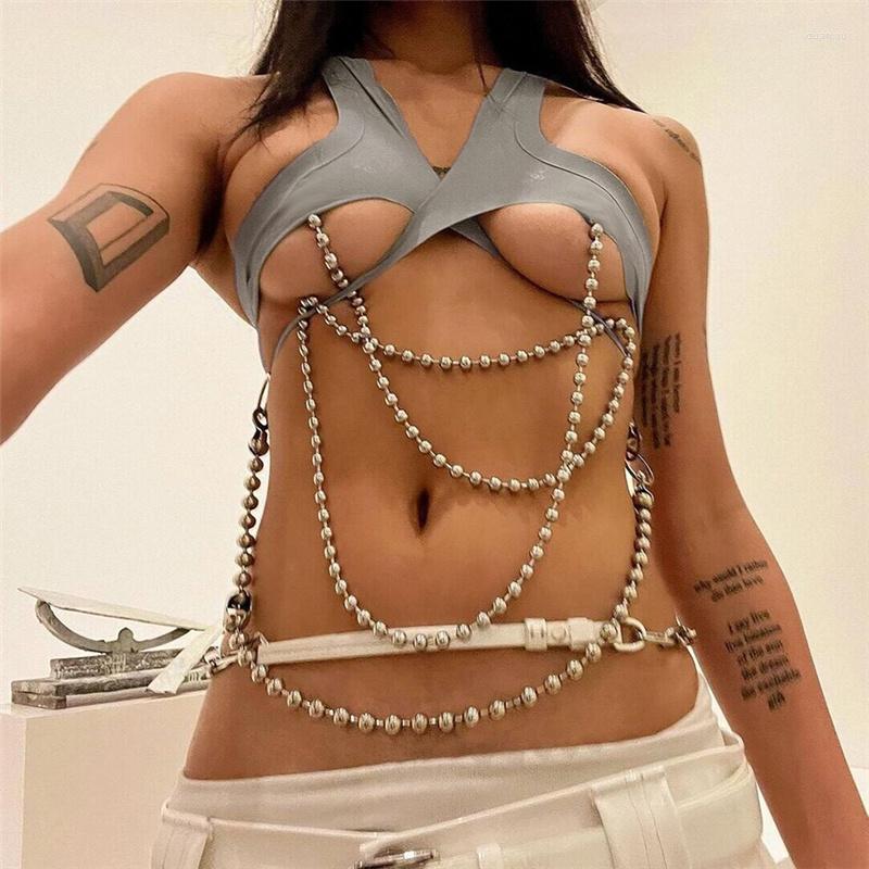 Women' Tanks Sexy Cut Out Chains Grunge Crop Tops Women Sleeveless Punk Camisole 2023 Summer Night Club Party Y2K Clothes Fashion, Black
Women' Tanks Sexy Cut Out Chains Grunge Crop Tops Women Sleeveless Punk Camisole 2023 Summer Night Club Party Y2K Clothes Fashion, Black