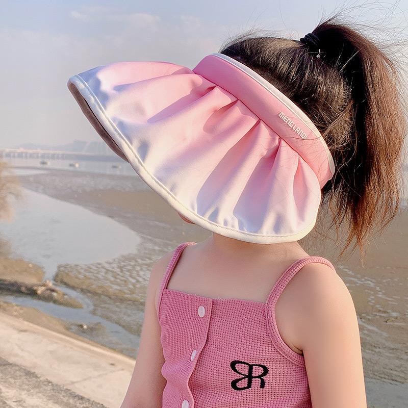Hats Children Hair Hoop Sunhat For Girl Gradient Colour Shell Fold Sun Visor Cap Kids 2023 Large Brim Summer Sunscreen Girls Gift, Pink
Hats Children Hair Hoop Sunhat For Girl Gradient Colour Shell Fold Sun Visor Cap Kids 2023 Large Brim Summer Sunscreen Girls Gift, Pink