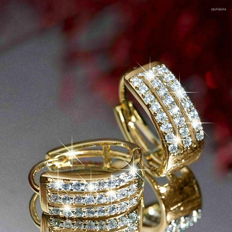 Hoop Earrings CAOSHI Fashion Shinning Women Daily Party Jewelry Gold Color Trendy Lady Engagement Accessories With Cubic Zirconia
Hoop Earrings CAOSHI Fashion Shinning Women Daily Party Jewelry Gold Color Trendy Lady Engagement Accessories With Cubic Zirconia