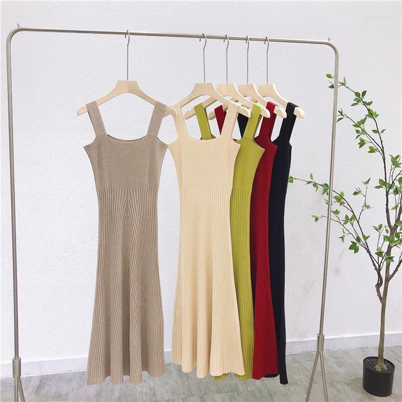 Casual Dresses Fashion Women Sweater Knit Midi A-Line Tank Sleeveless Sexy Holiday Dress Vestidos Basic Harajuku Korean Clothes, Black
Casual Dresses Fashion Women Sweater Knit Midi A-Line Tank Sleeveless Sexy Holiday Dress Vestidos Basic Harajuku Korean Clothes, Black