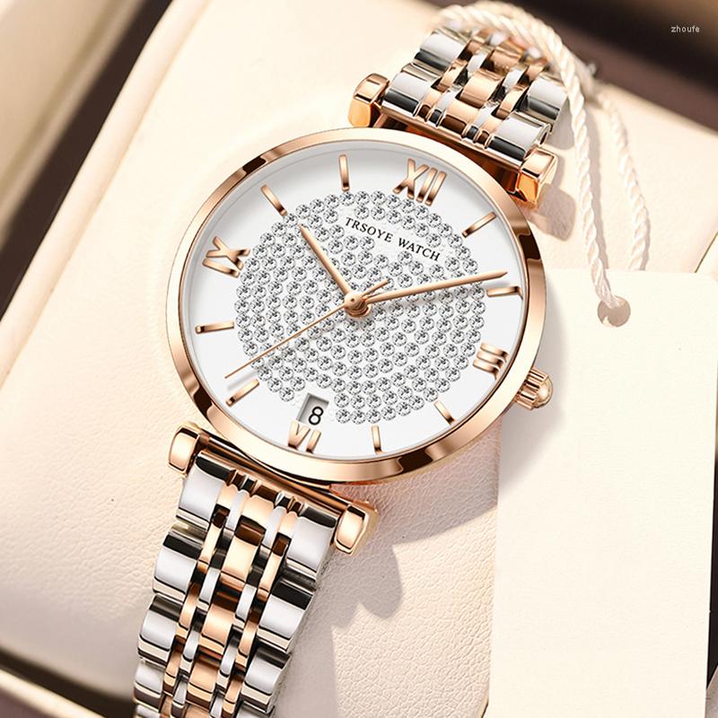 Wristwatches 2023 Women Square Watches Fashion Rose Gold Stainless Steel Ladies Selling Montre, Silver
Wristwatches 2023 Women Square Watches Fashion Rose Gold Stainless Steel Ladies Selling Montre, Silver