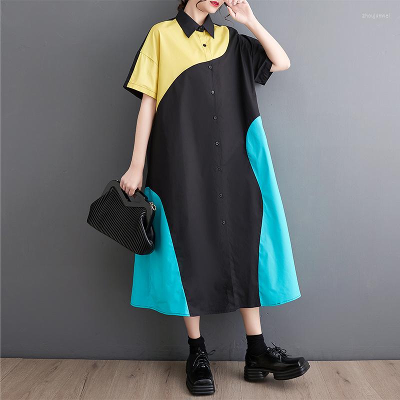 Party Dresses 2023 Arrival Pinkycolor Patchwork Sweet Girl' Chic Blosue Summer Dress Office Lady Work Fashion Women Casual, Black
Party Dresses 2023 Arrival Pinkycolor Patchwork Sweet Girl' Chic Blosue Summer Dress Office Lady Work Fashion Women Casual, Black
