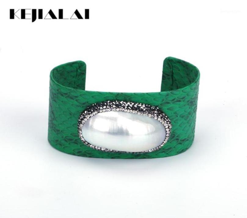 Bangle KEJIALAI Leather Bangles For Women Trendy Freshwater Pearls Geometric Irregular Wrap Bracelets Fashion Jewelry B22913186903
Bangle KEJIALAI Leather Bangles For Women Trendy Freshwater Pearls Geometric Irregular Wrap Bracelets Fashion Jewelry B22913186903