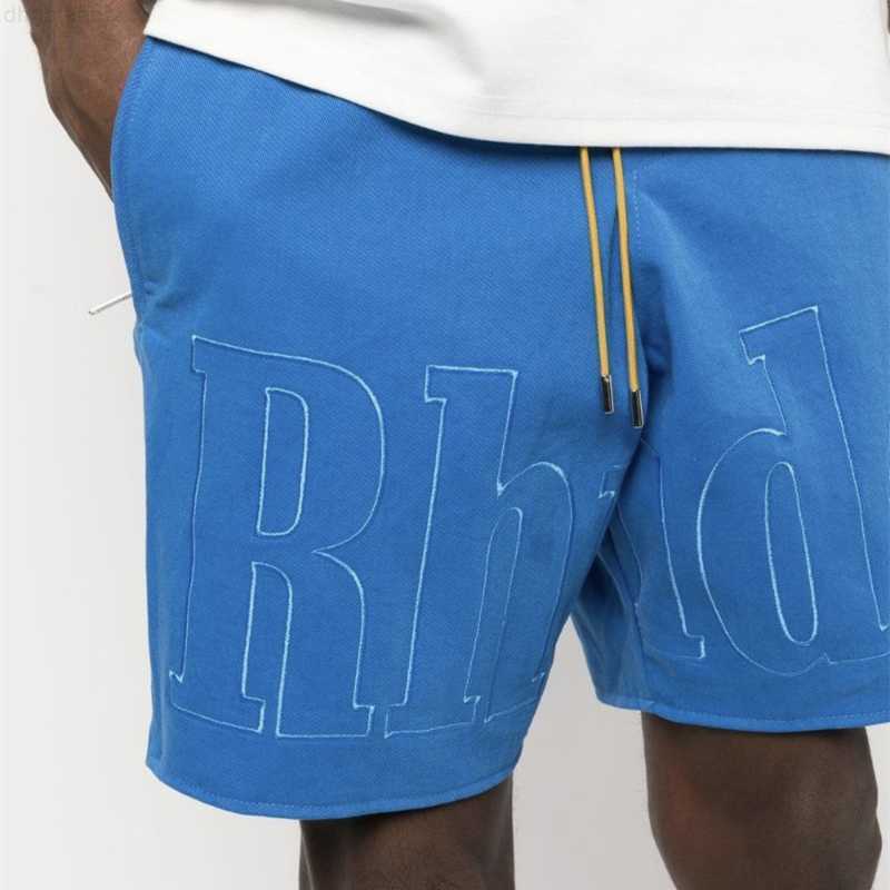 Men's T-shirts Rhude Summer Letter Embroidered Drawcord Sports Shorts for Men and Women S
Men's T-shirts Rhude Summer Letter Embroidered Drawcord Sports Shorts for Men and Women S