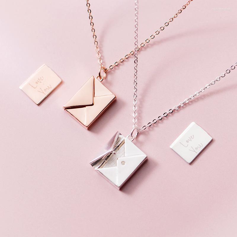 Chains Envelope Necklace Fashion Women's Titanium Steel Clavicle Chain Pendant Lettering Stainless Jewelry
Chains Envelope Necklace Fashion Women's Titanium Steel Clavicle Chain Pendant Lettering Stainless Jewelry