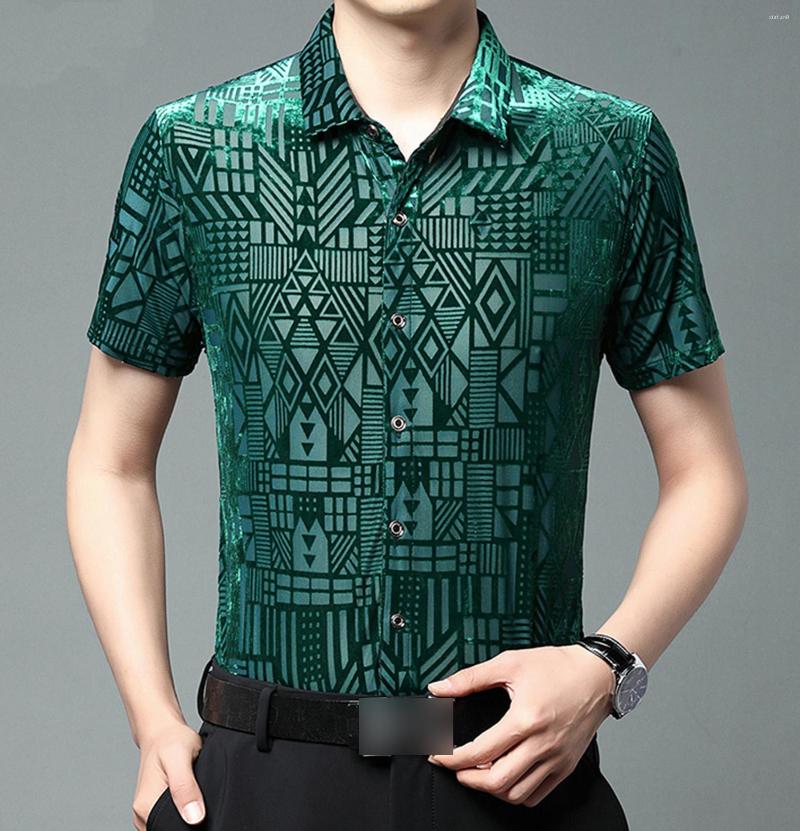Men's Casual Shirts Mens Geometry Pattern Breathable Slim Fit Button Down Summer Short Sleeve Urban Sexy Outdoor Style, Black
Men's Casual Shirts Mens Geometry Pattern Breathable Slim Fit Button Down Summer Short Sleeve Urban Sexy Outdoor Style, Black