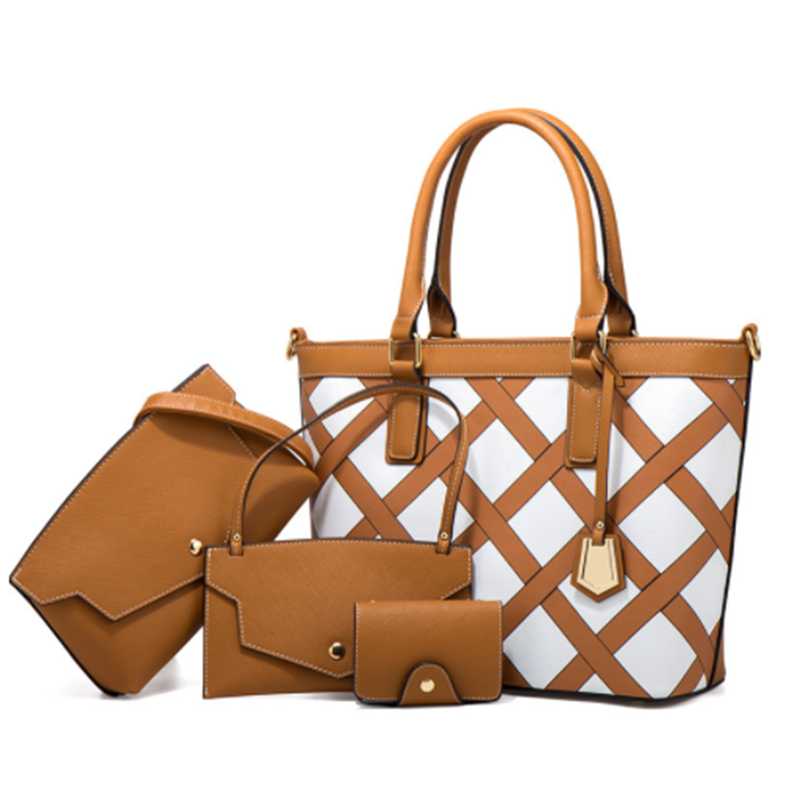 Evening Bags Autumn And Winter Series Large-capacity Plaid Handbag Fashion One-shoulder Diagonal Four-piece Mother BagEvening, Photo color
Evening Bags Autumn And Winter Series Large-capacity Plaid Handbag Fashion One-shoulder Diagonal Four-piece Mother BagEvening, Photo color