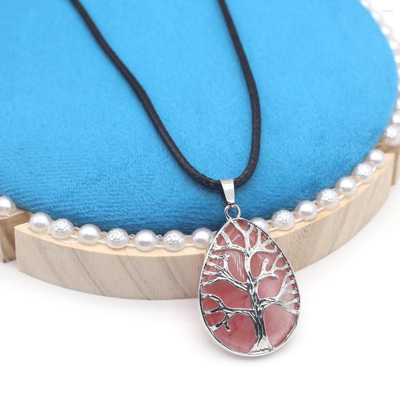 Pendant Necklaces 1pcs Necklace Natural Stone Opal Rose Quartz Amethyst Tree Rope Chains Healing Crystals For Women Jewelry
Pendant Necklaces 1pcs Necklace Natural Stone Opal Rose Quartz Amethyst Tree Rope Chains Healing Crystals For Women Jewelry