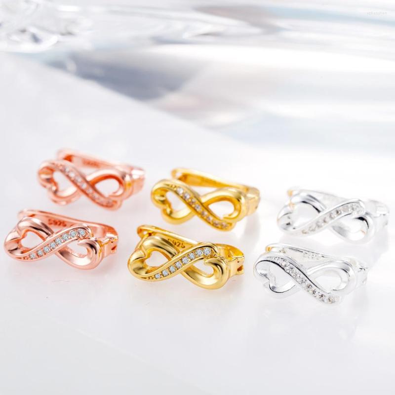 Hoop Earrings Hainon Fashion Silver Color Filled Wedding Engagement Earring Jewelry Crystal CZ Letter 8 Shape Small For Women
Hoop Earrings Hainon Fashion Silver Color Filled Wedding Engagement Earring Jewelry Crystal CZ Letter 8 Shape Small For Women