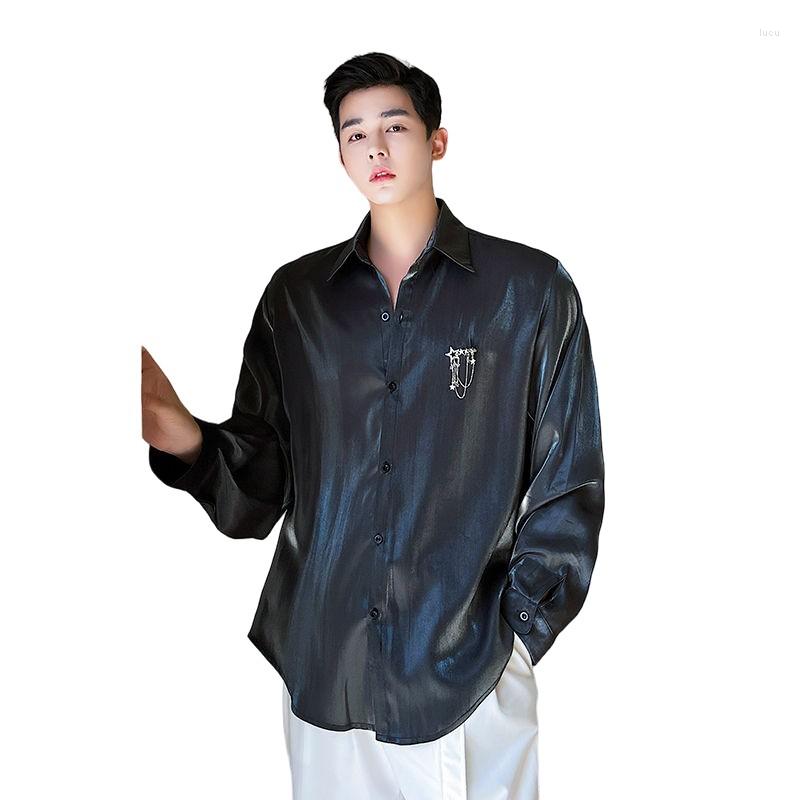 Men's Casual Shirts VERSMA Korean Style INS Vintage Solid Color Shirt Men Summer Fashion Oversized Long Sleeve Plain Women Drop, H1191 white 
Men's Casual Shirts VERSMA Korean Style INS Vintage Solid Color Shirt Men Summer Fashion Oversized Long Sleeve Plain Women Drop, H1191 white