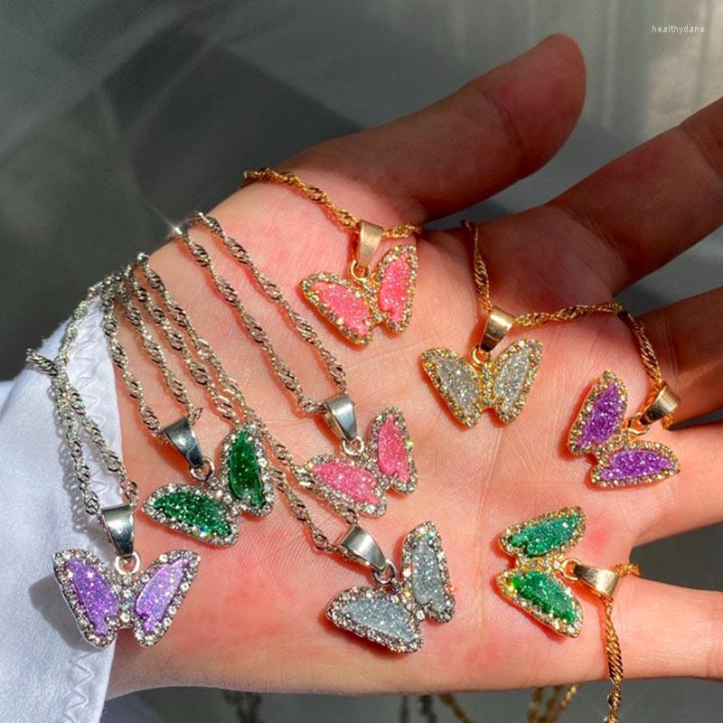Chains Trendy Shiny Crystal Butterfly Pendant Necklace For Women Simple Gold Silver Color Clavicle Chain 2023 Jewelry Gift
Chains Trendy Shiny Crystal Butterfly Pendant Necklace For Women Simple Gold Silver Color Clavicle Chain 2023 Jewelry Gift