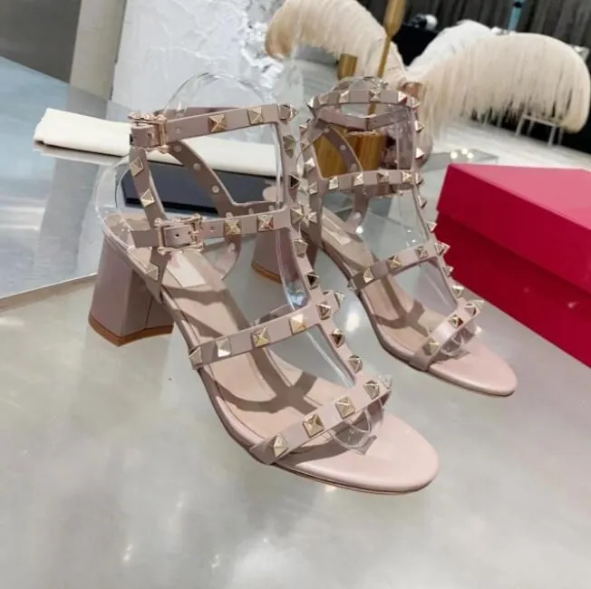 Designer Sandals VT Rivets Sandal Women Leather Platform Sandals Summer High Heels Shoes, Color 6
Designer Sandals VT Rivets Sandal Women Leather Platform Sandals Summer High Heels Shoes, Color 6