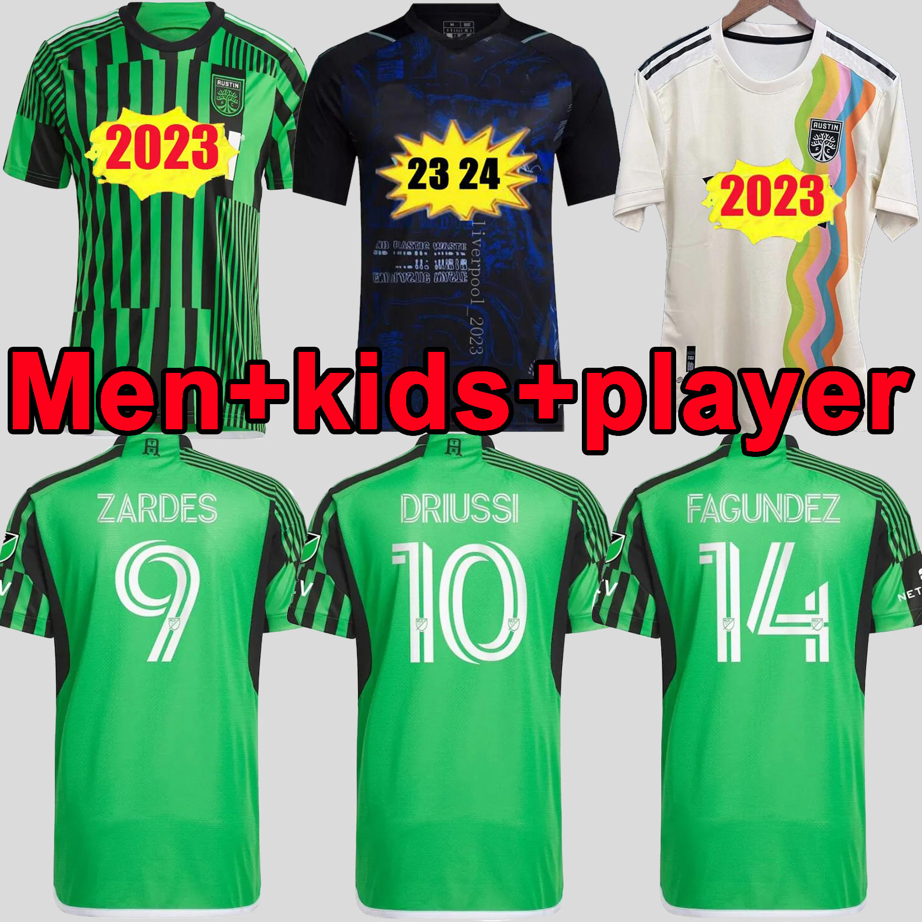 MLS 2023 Austin FC soccer jersey home 23 24 Fagundez Rigoni Zardes Driussi PEREIRA GALLAGHER football shirts fans player version thailand quality men kids kit, 23 24 gk aldult
MLS 2023 Austin FC soccer jersey home 23 24 Fagundez Rigoni Zardes Driussi PEREIRA GALLAGHER football shirts fans player version thailand quality men kids kit, 23 24 gk aldult