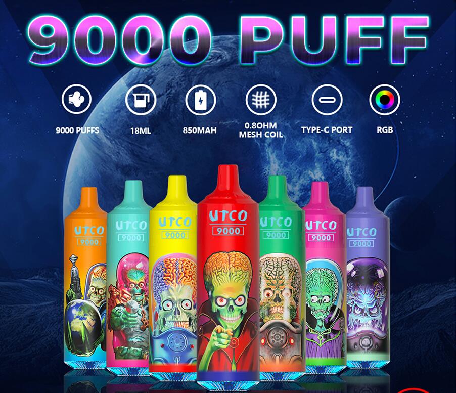 Original UCTO 9000 Puffs Disposable E Cigarettes 0.8ohm Mesh Coil 18ml Pod Rechargeable Cigs 9K 0% 2% 3% 5% Vape Pen PK RandM Tornado 7000 10000
Original UCTO 9000 Puffs Disposable E Cigarettes 0.8ohm Mesh Coil 18ml Pod Rechargeable Cigs 9K 0% 2% 3% 5% Vape Pen PK RandM Tornado 7000 10000
