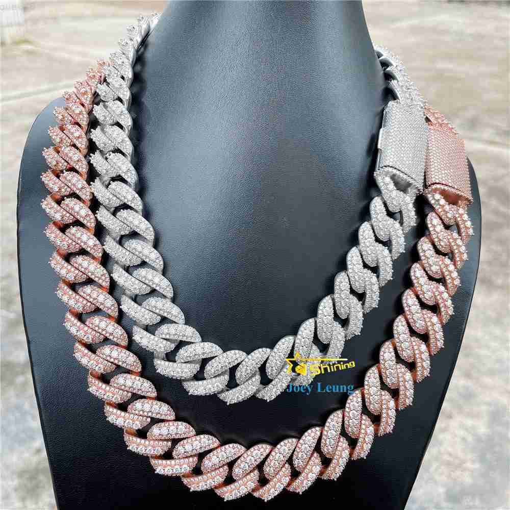 Hip Hop Jewelry 20mm Vvs Moissanite Diamond Iced Out 925 Silver Moissanite Cuban Link Chain Necklace
Hip Hop Jewelry 20mm Vvs Moissanite Diamond Iced Out 925 Silver Moissanite Cuban Link Chain Necklace