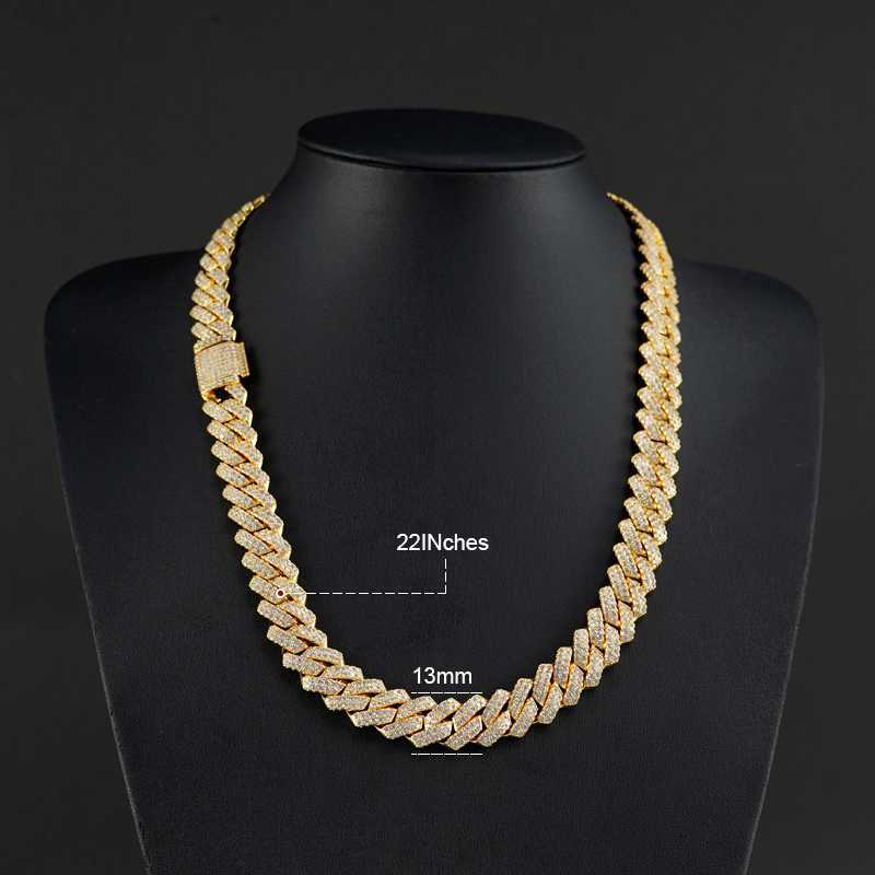 Men's Fashion Mens Sterling Silver 18k Gold Plated Diamond 13mm Moissanite Vvs 925 Sterling Silver Iced Out Cuban Link Necklace
Men's Fashion Mens Sterling Silver 18k Gold Plated Diamond 13mm Moissanite Vvs 925 Sterling Silver Iced Out Cuban Link Necklace